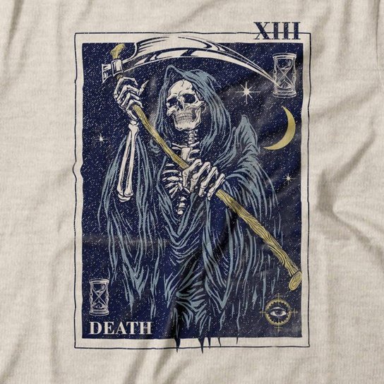 Camiseta Studio Geek Death Tarot Card Masculino