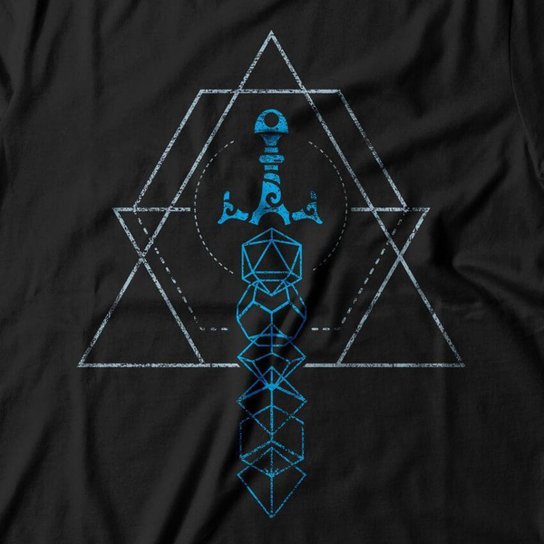 Camiseta Studio Geek Dice Sword Feminino