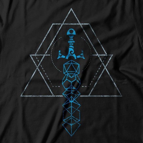 Camiseta Studio Geek Dice Sword Unissex