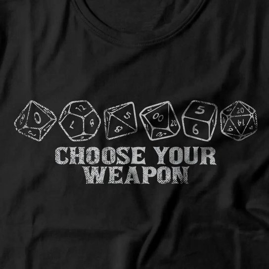 Camiseta Studio Geek Dice Weapons Feminino