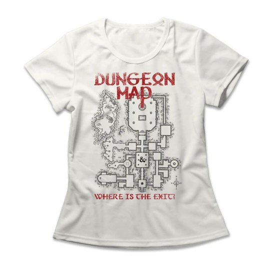 Camiseta Studio Geek Dungeon Map Feminino