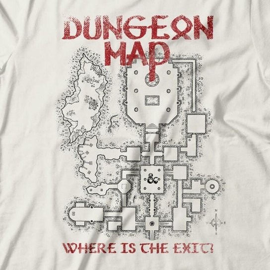 Camiseta Studio Geek Dungeon Map Feminino