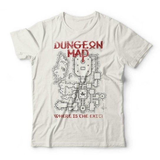 Camiseta Studio Geek Dungeon Map Unissex