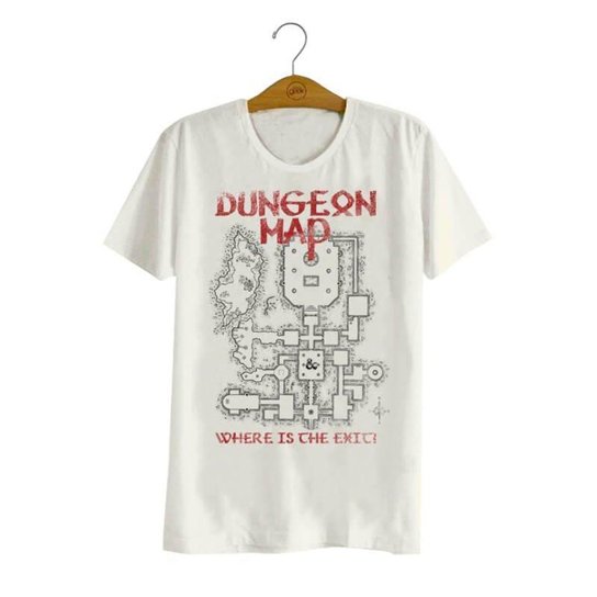 Camiseta Studio Geek Dungeon Map Unissex