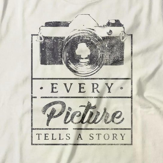 Camiseta Studio Geek Every Picture Tells A Story Feminino