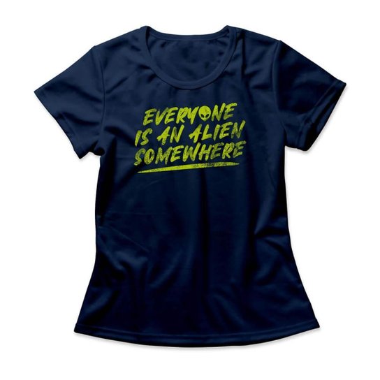 Camiseta Studio Geek Everyone Is An Alien Feminino