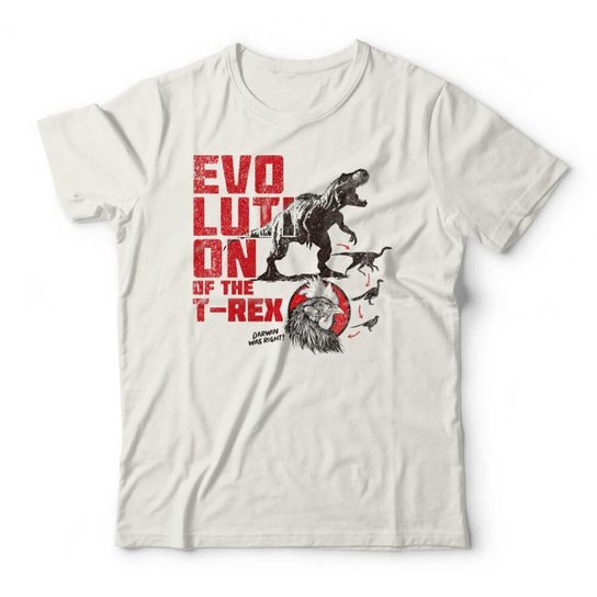 Camiseta Studio Geek Evolution Of The T-Rex Masculino
