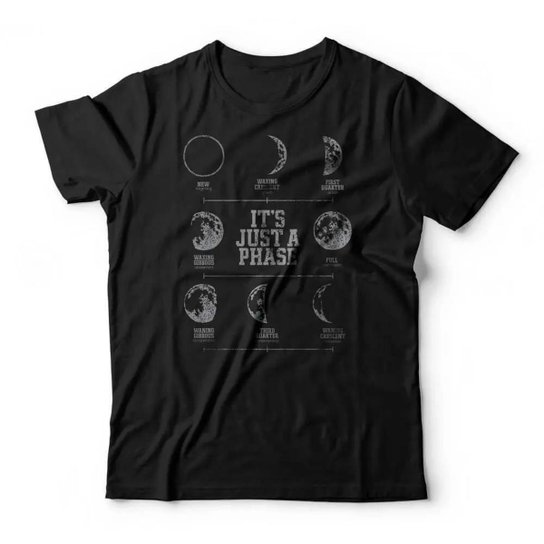Camiseta Studio Geek Fases Da Lua Masculino
