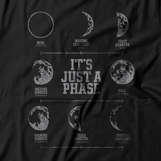 Camiseta Studio Geek Fases Da Lua Masculino