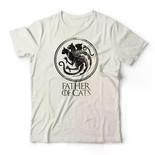 Camiseta Studio Geek Father Of Cats Masculino