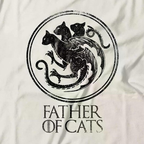 Camiseta Studio Geek Father Of Cats Masculino