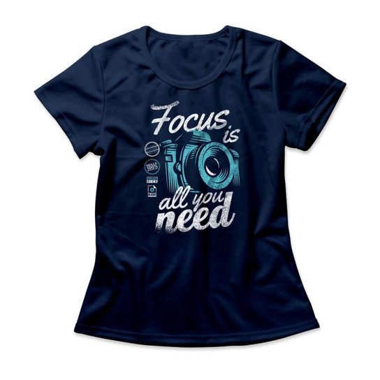 Camiseta Studio Geek Focus Is All You Need Feminino