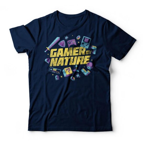Camiseta Studio Geek Gamer By Nature Masculino