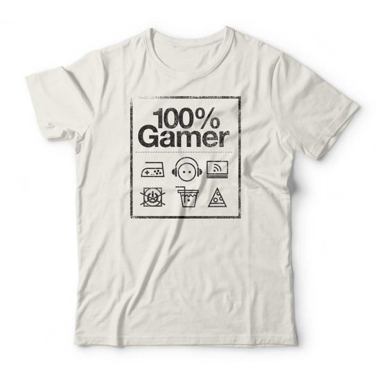 Camiseta Studio Geek Gamer Care Label Masculino