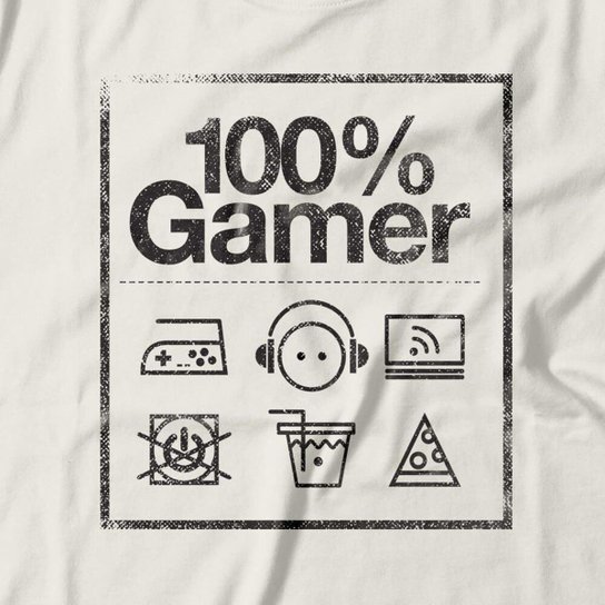 Camiseta Studio Geek Gamer Care Label Masculino
