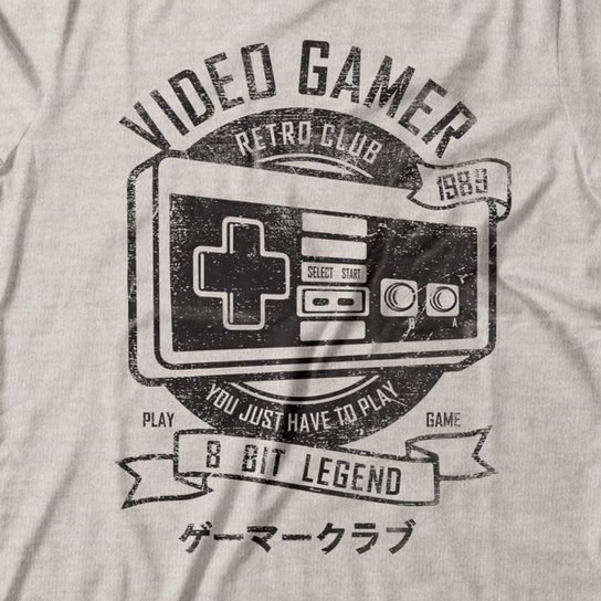 Camiseta Studio Geek Gamer Retrô Club Feminino