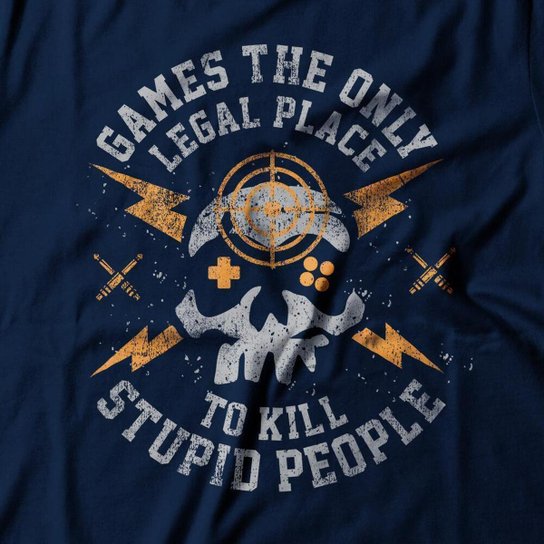Camiseta Studio Geek Games Legal Place To Kill Feminino
