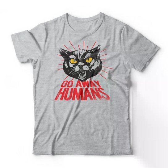 Camiseta Studio Geek Go Away Humans Masculino