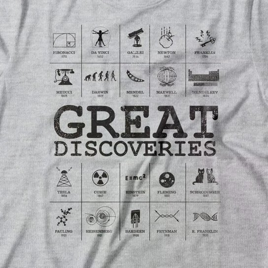 Camiseta Studio Geek Great Discoveries Feminino