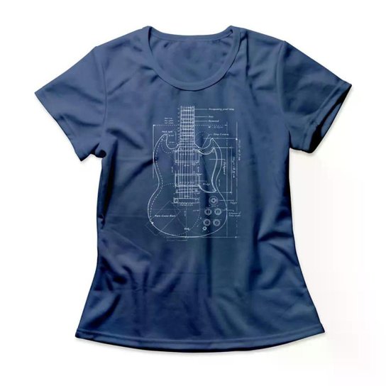 Camiseta Studio Geek Guitar Project Feminino