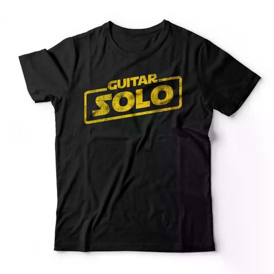 Camiseta Studio Geek Guitar Solo Masculino