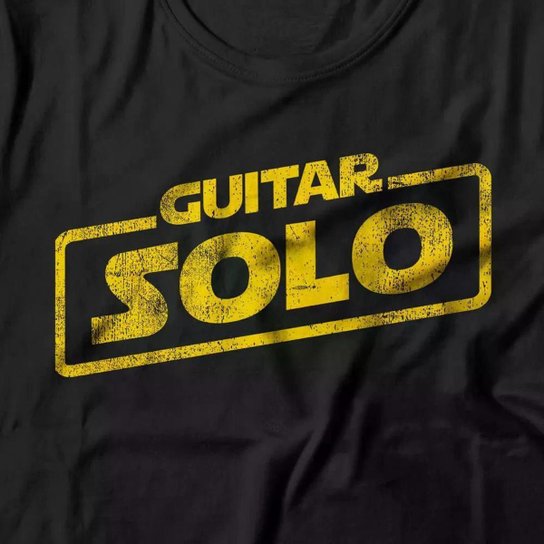 Camiseta Studio Geek Guitar Solo Masculino