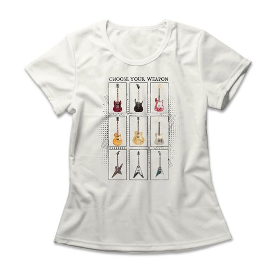 Camiseta Studio Geek Guitar Weapons Feminino
