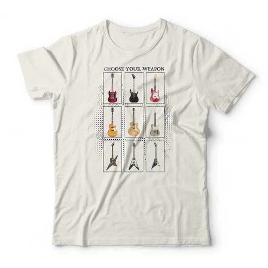 Camiseta Studio Geek Guitar Weapons Masculino