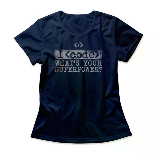 Camiseta Studio Geek I Code Feminino