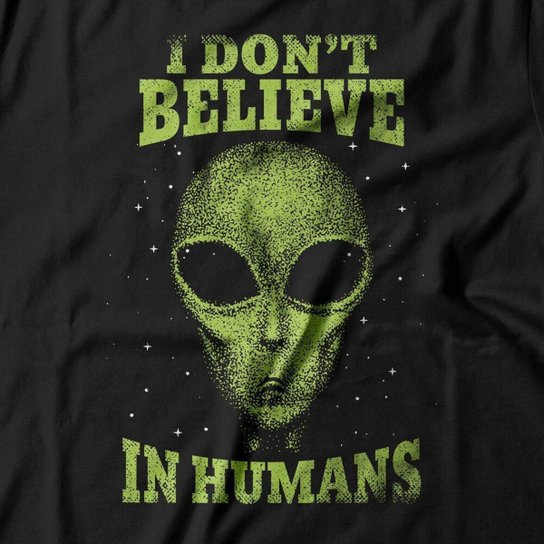 Camiseta Studio Geek I Don't Believe In Humans Masculino