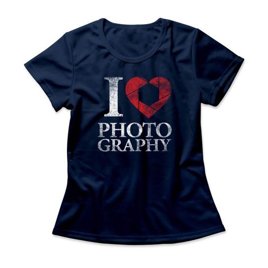 Camiseta Studio Geek I Love Photography Feminino