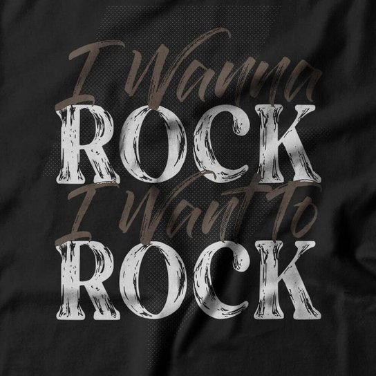 Camiseta Studio Geek I Wanna Rock Feminino