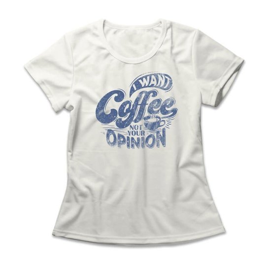 Camiseta Studio Geek I Want Coffee Feminino