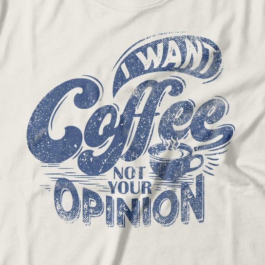 Camiseta Studio Geek I Want Coffee Masculino