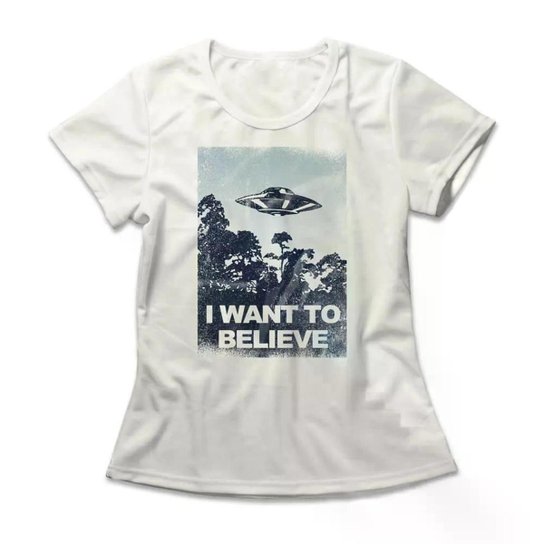Camiseta Studio Geek I Want To Believe Feminino