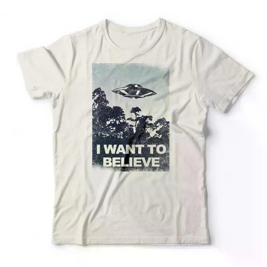 Camiseta Studio Geek I Want To Believe Masculino