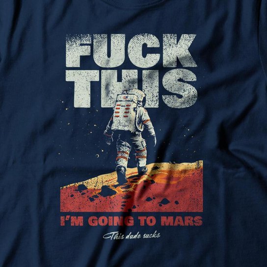 Camiseta Studio Geek I'm Going To Mars Masculino