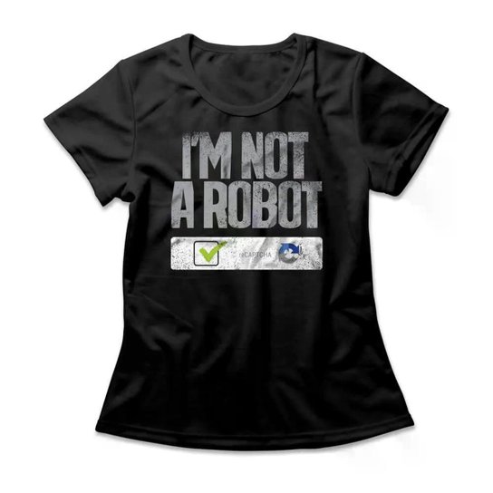 Camiseta Studio Geek I'm Not A Robot Feminino