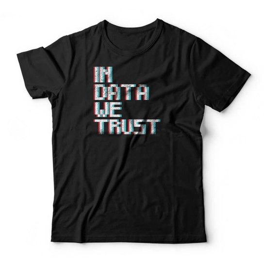 Camiseta Studio Geek In Data We Trust Masculino