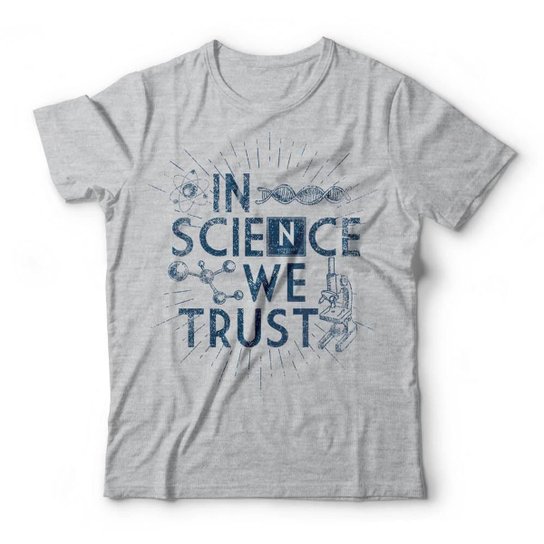 Camiseta Studio Geek In Science We Trust Unissex