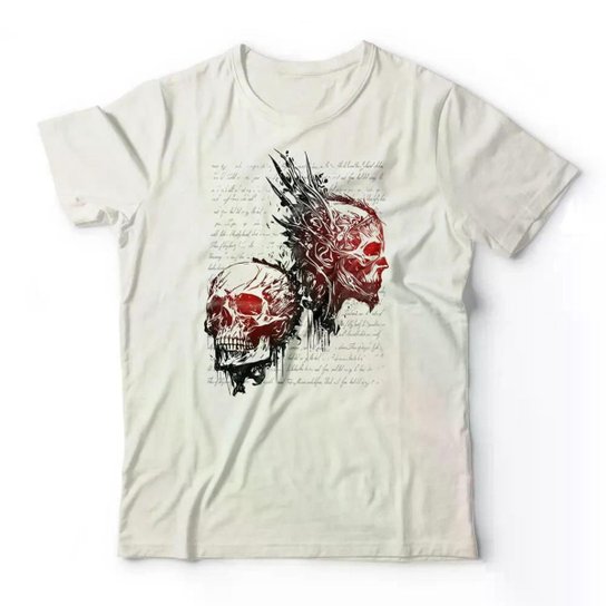 Camiseta Studio Geek Ink Skulls Masculino