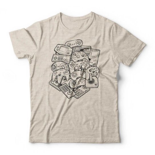 Camiseta Studio Geek Joysticks Masculino
