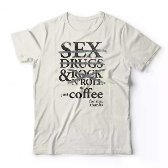 Camiseta Studio Geek Just Coffee For Me Masculino