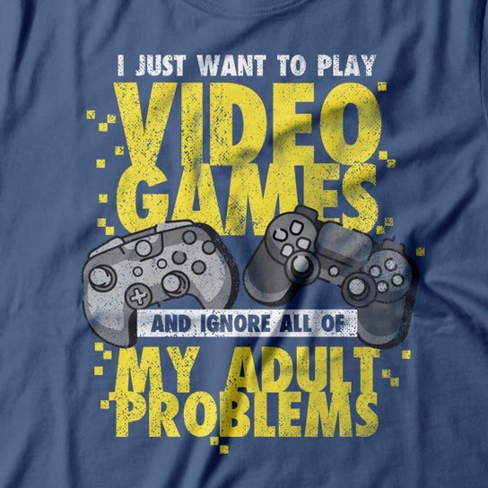 Camiseta Studio Geek Just Play Videogames Feminino