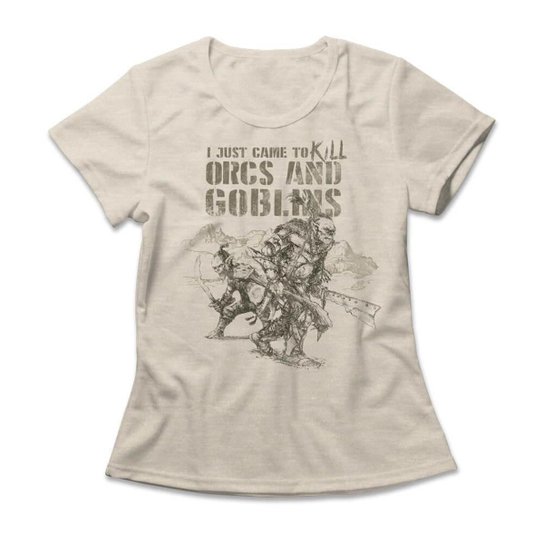 Camiseta Studio Geek Kill Orcs And Goblins Feminino