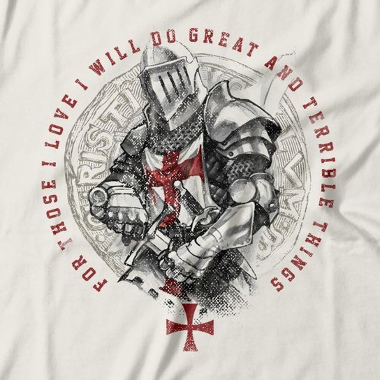 Camiseta Studio Geek Knight Templar Feminino