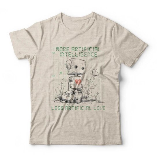 Camiseta Studio Geek Less Artificial Love Masculino