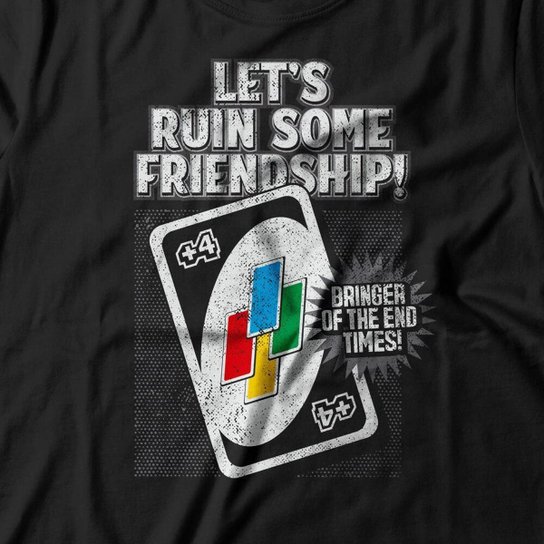Camiseta Studio Geek Let's Ruin Some Friendship Masculino