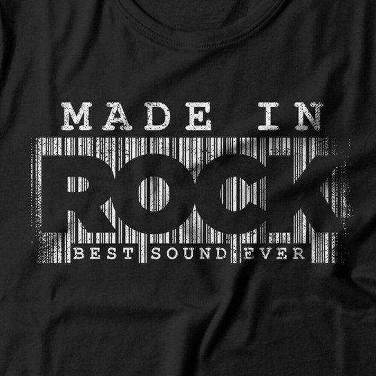 Camiseta Studio Geek Made In Rock Feminino