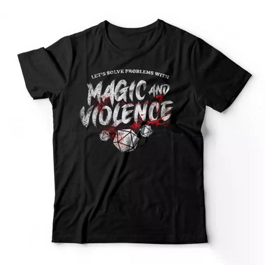 Camiseta Studio Geek Magic And Violence Masculino